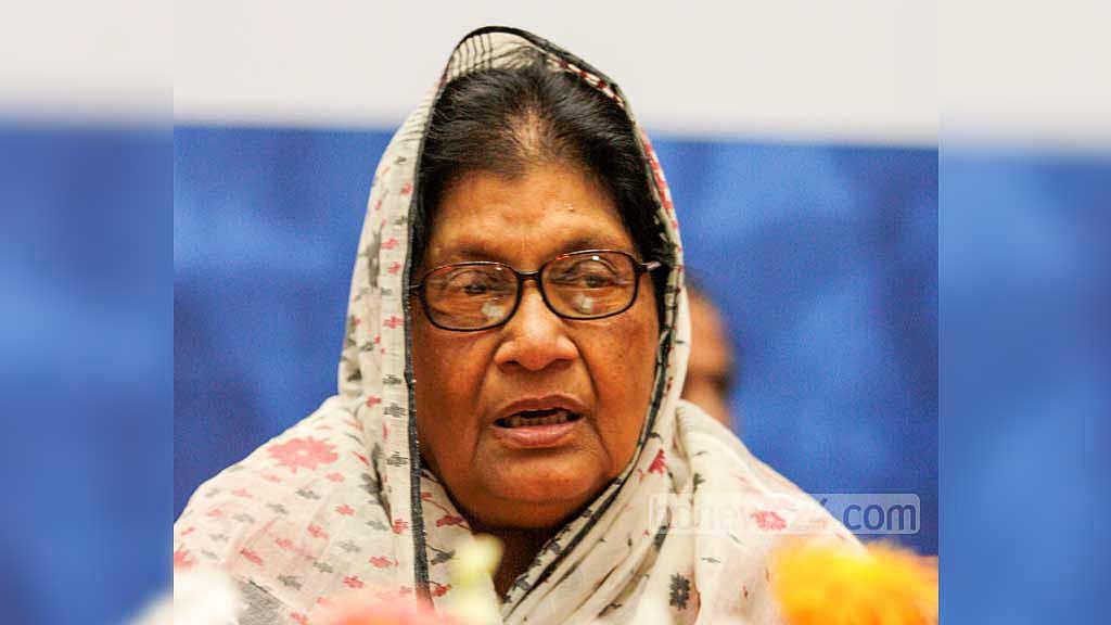 বিকালে শহীদ মিনারে শ্রদ্ধা, সাজেদা চৌধুরীর দাফন বনানীতে