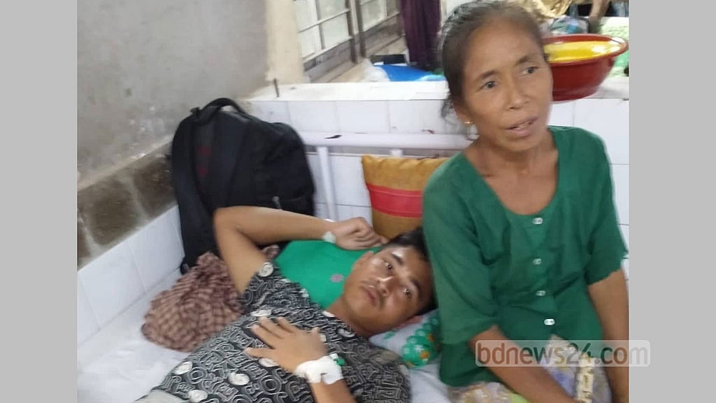 মিয়ানমার সীমান্তে আহত তঞ্চঙ্গ্যার পা কাটতে হল