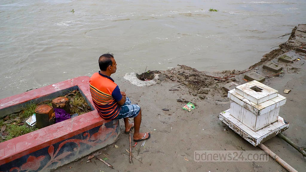 নদী ভাঙন: এবারও ঝুঁকিতে হাজার হেক্টর এলাকা