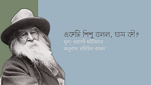 একটি শিশু বলল, ঘাস কী?