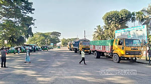 সিলেটে পণ্য পরিবহন ধর্মঘট