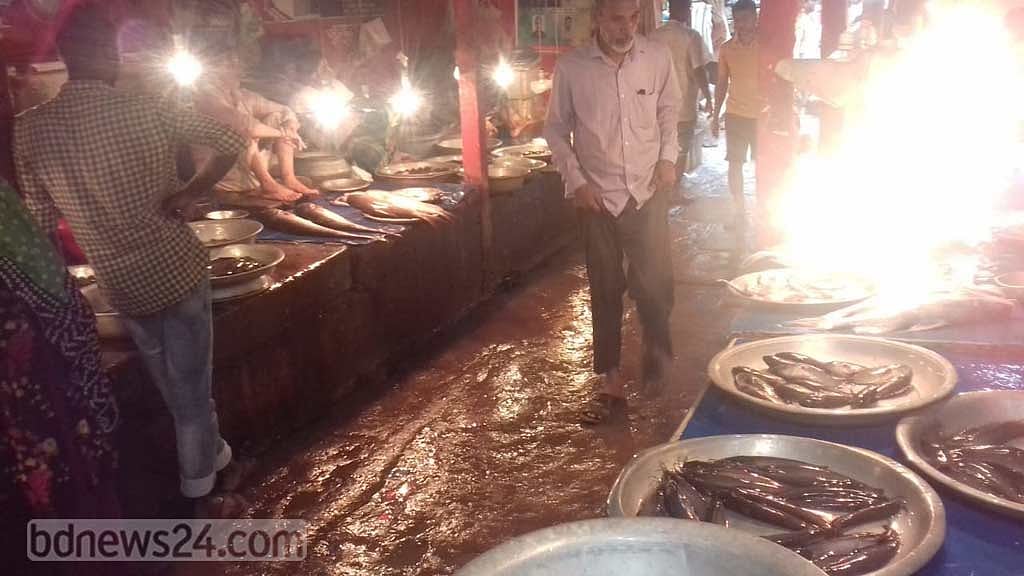 ছুটির প্রভাবে ক্রেতা কম মাছের; ঝাঁজ বেড়েছে কাঁচামরিচে
