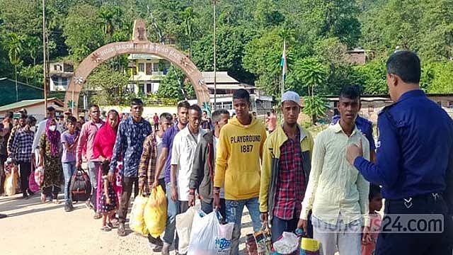 অনুপ্রবেশ: সাজা খেটে তামাবিল হয়ে ফিরলেন ২৩ বাংলাদেশি