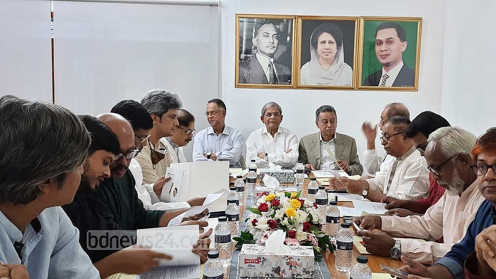 গণতন্ত্র মঞ্চের সঙ্গে সংলাপে বিএনপি