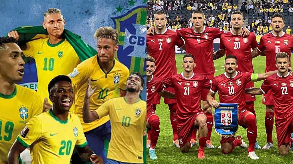 বিশ্বকাপে টানা দ্বিতীয়বার মুখোমুখি ব্রাজিল-সার্বিয়া