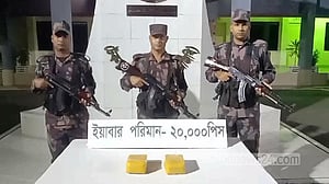 টেকনাফে ২০ হাজার ইয়াবা উদ্ধার