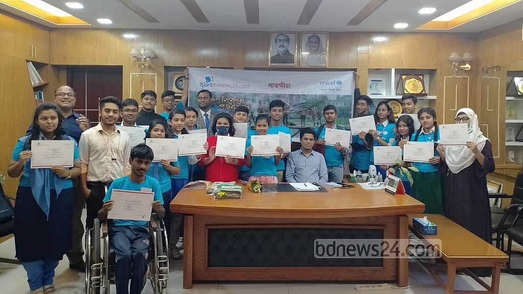 সাতক্ষীরায় শেষ হলো শিশু সাংবাদিকদের দুই দিনের কর্মশালা