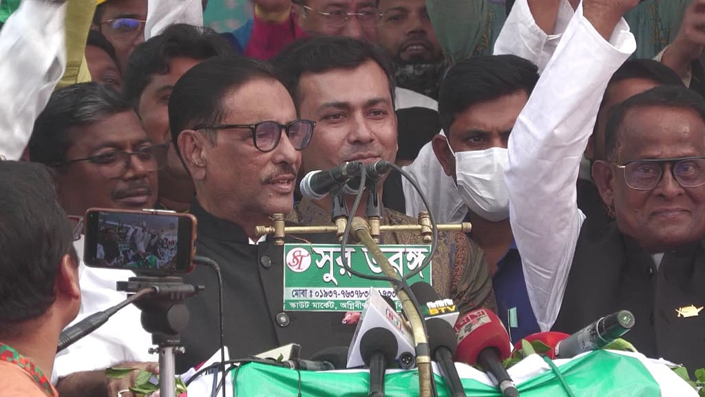 উন্নয়ন দেখে জ্বালা ধরেছে ফখরুলের: ওবায়দুল কাদের