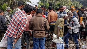 এক লাইনে ট্রেন দেখে আরেক লাইনে, কাটা পড়ে নিহত ৩