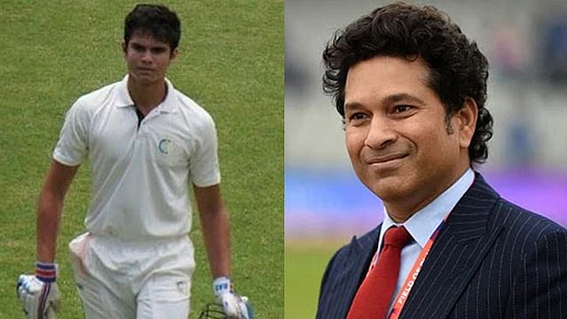 শচিনের মতো অভিষেকে সেঞ্চুরি ছেলে অর্জুনের