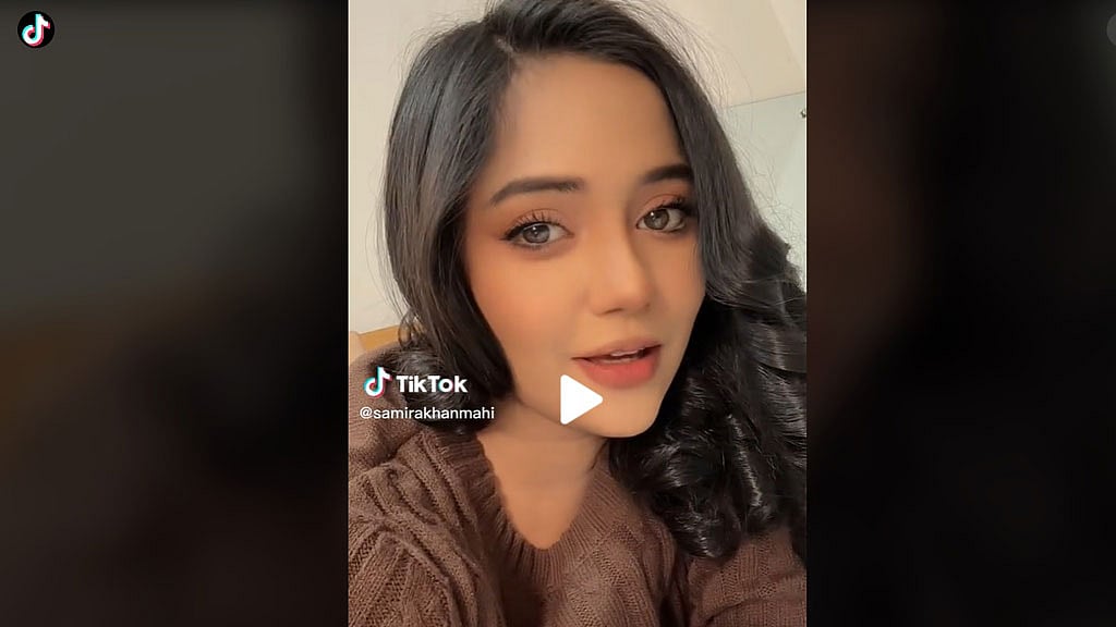 টিকটকে জনপ্রিয় ভিডিওর শীর্ষে মাহি