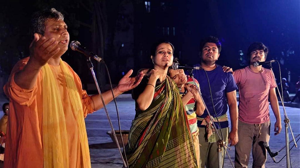 মান্নান হীরা স্মরণে ‘পথনাটক প্রদর্শনী’