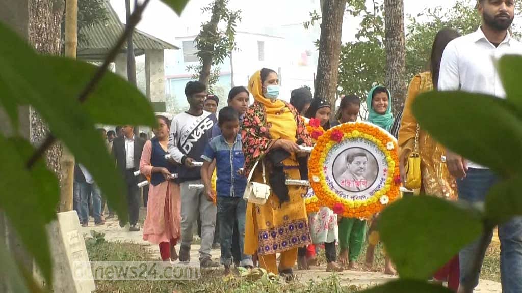 জামালপুরে চলচ্চিত্র নির্মাতা আমজাদ হোসেনকে স্মরণ, শ্রদ্ধা
