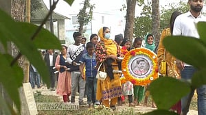জামালপুরে চলচ্চিত্র নির্মাতা আমজাদ হোসেনকে স্মরণ, শ্রদ্ধা