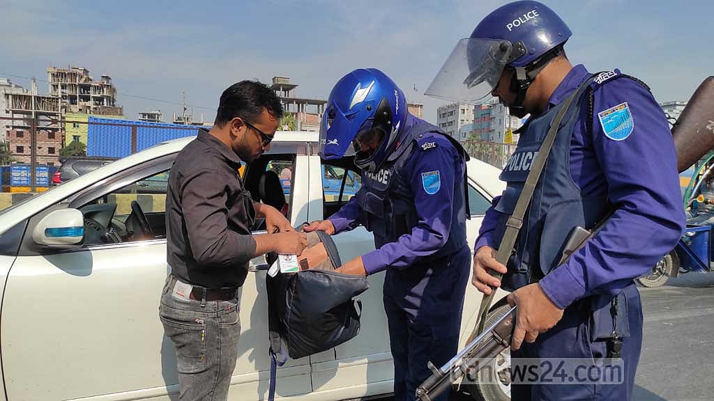 বিএনপির সমাবেশ: ঢাকা-চট্টগ্রাম মহাসড়কে পুলিশের তল্লাশি