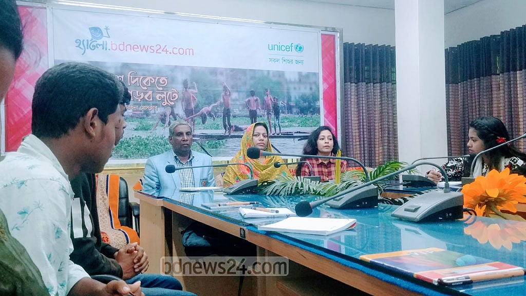 বরগুনায় দিনব্যাপী শিশু সাংবাদিক প্রশিক্ষণ কর্মশালা অনুষ্ঠিত