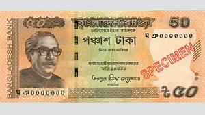 বর্তমান গভর্নরের স্বাক্ষরে আসছে ৫০ টাকার নোট