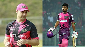 ‘ক্লাসি… স্টাইলিশ’ শান্তর ব্যাটিংয়ে মুগ্ধ বার্ল