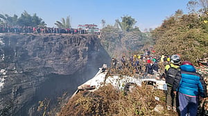 পোখারায় উড়োজাহাজ বিধ্বস্ত:  নিহত বেড়ে ৬৮