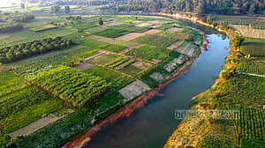 চেঙ্গীর পলিতে উর্বর ফসলের মাঠ
