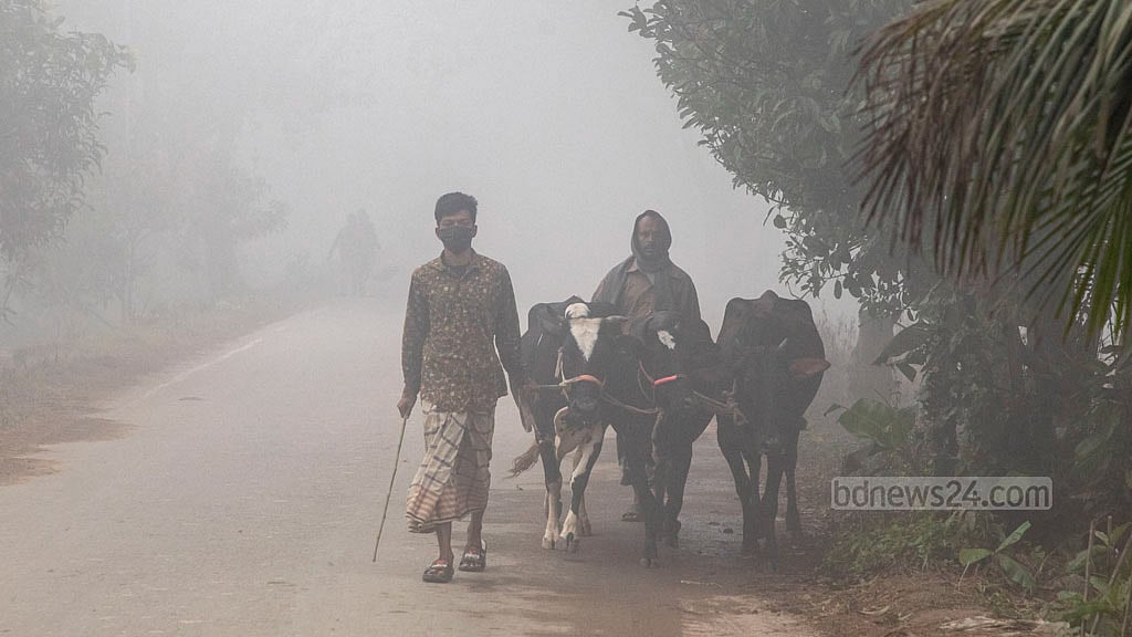 তেঁতুলিয়ায় মৌসুমের সর্বনিম্ন তাপমাত্রা
