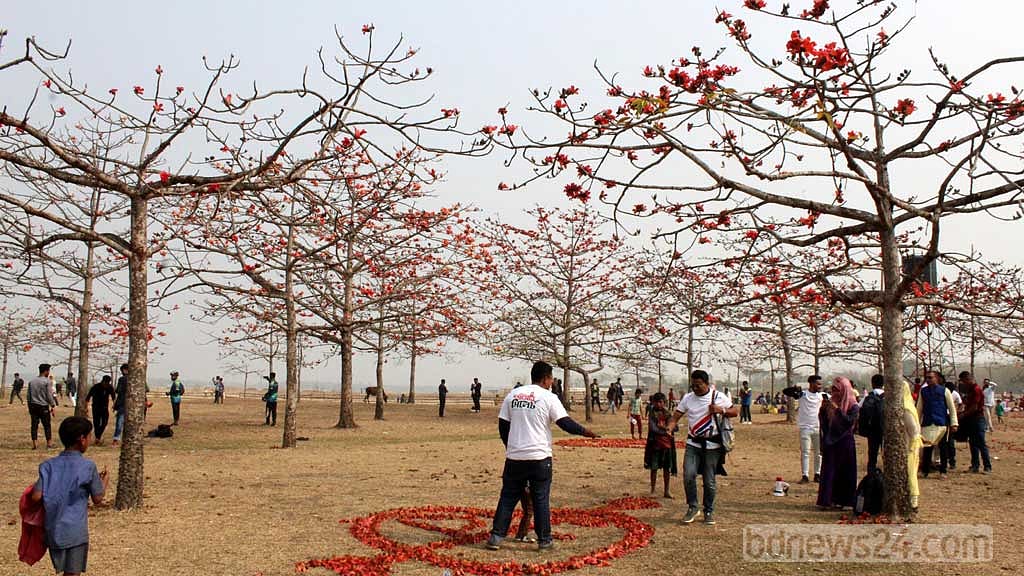 ভালোবাসার বসন্তে রঙিন জয়নাল আবেদিন শিমুল বাগান