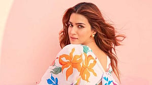 বসন্ত সাজে কিসের ইঙ্গিত দিলেন কৃতি?