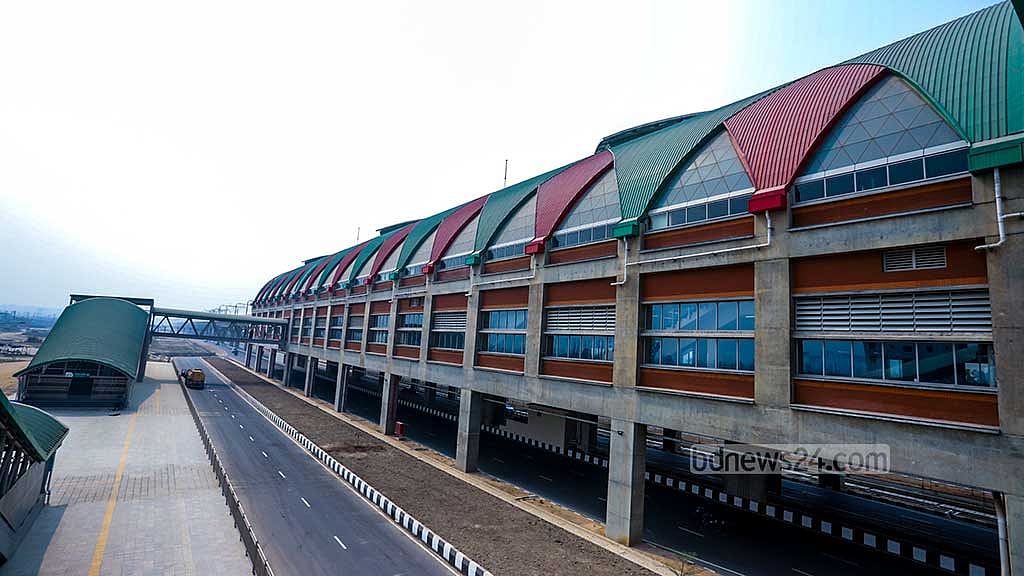 মেট্রোরেলের ‘উত্তরা সেন্টার’ স্টেশন খুললো