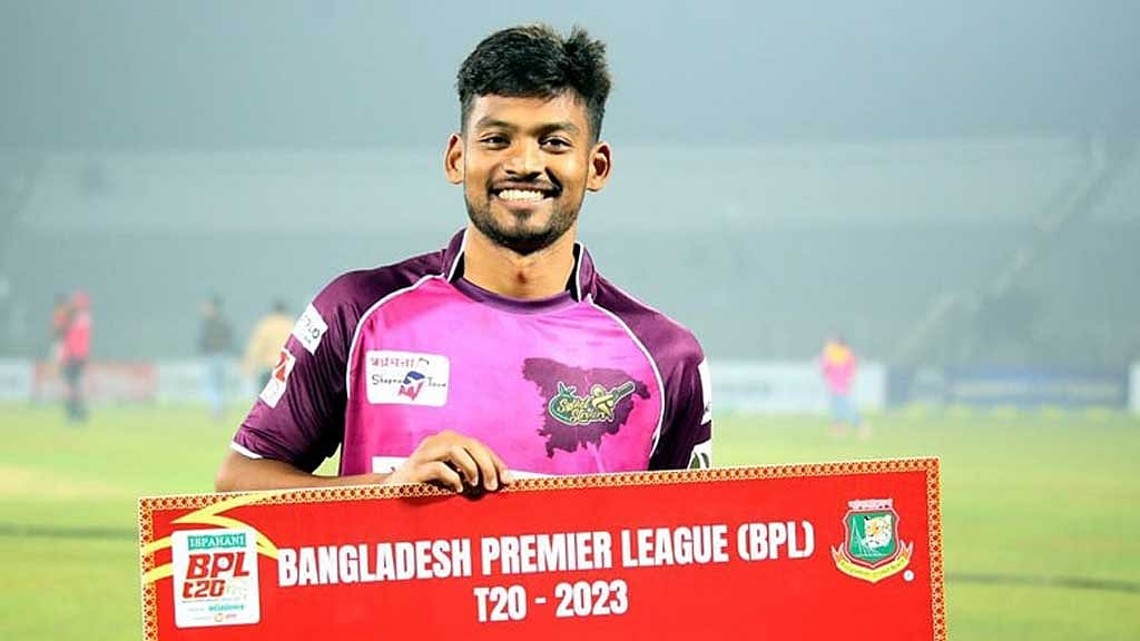 রানের রেকর্ড গড়ে ‘ম্যান অব দা টুর্নামেন্ট’ শান্ত