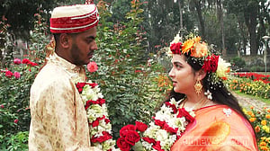 ‘প্রেমের টানে’ গোপালগঞ্জে এসে বিয়ের পিঁড়িতে জার্মান তরুণী