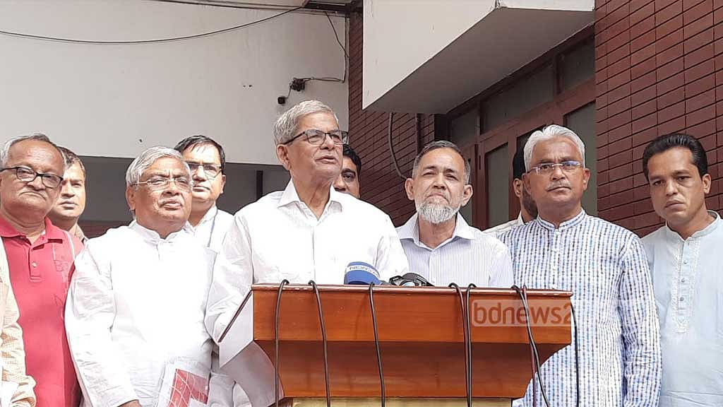 বিস্ফোরণ ‘ব্যর্থতায়’, পঞ্চগড়ে হামলা ‘আন্দোলন নস্যাৎ করতে’: ফখরুল