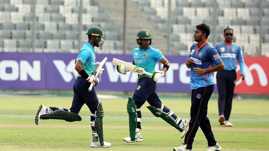 এনামুল-মিজানুরের সেঞ্চুরি, আফিফ-রনি-আকবরদের ব্যাটে ঝড়