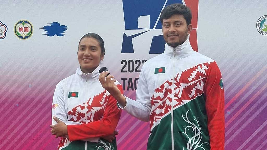 এশিয়া কাপ আর্চারিতে রুবেল-দিয়া জুটির সোনা জয়