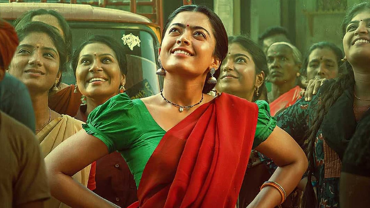 ‘সামি সামি’ গানে নাচতে নাচতে ক্লান্ত রাশমিকা