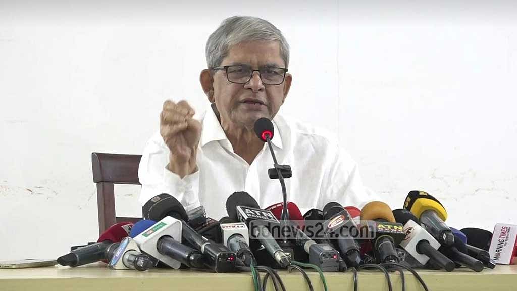 ‘বিশিষ্ট ভদ্রলোক’ সিইসিকে বিএনপির ধন্যবাদ, আলোচনার আহ্বানে ‘না’