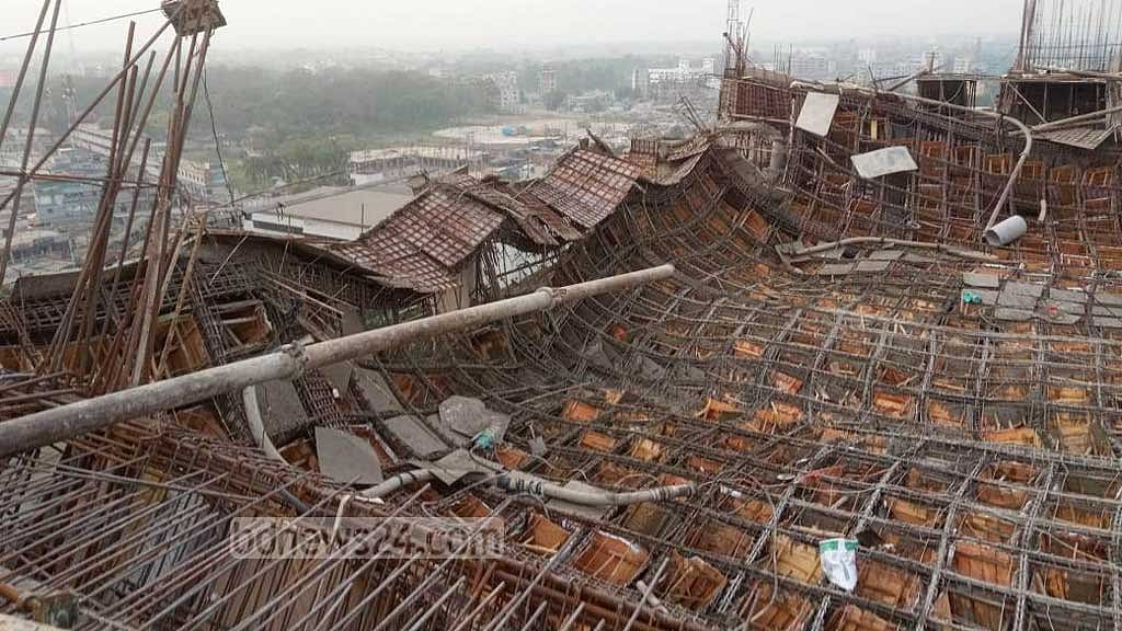সাভারে পরমাণু গবেষণা প্রতিষ্ঠানের নির্মাণাধীন ভবনের ছাদে ধস, আহত ১৫