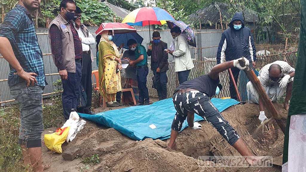 হত্যা সন্দেহে ছয় মাস পর কিশোরীর লাশ কবর থেকে উত্তোলন