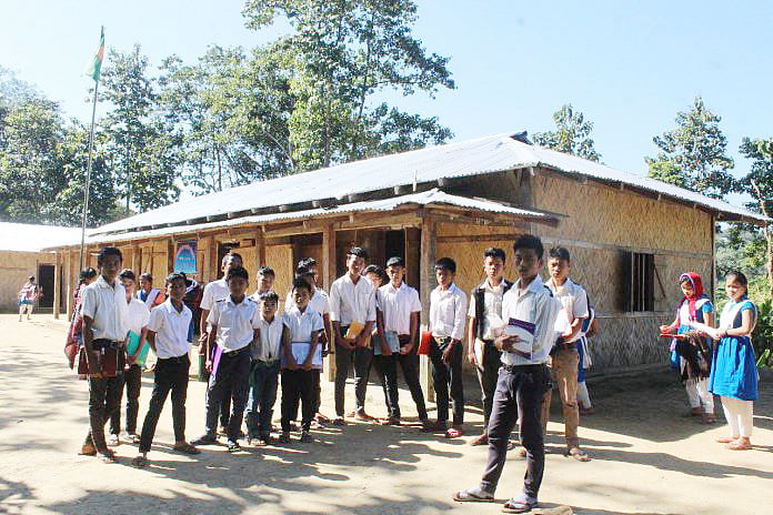 গ্রামবাসীর চাঁদায় চলে বগাখালী নিম্নমাধ্যমিক বিদ্যালয়