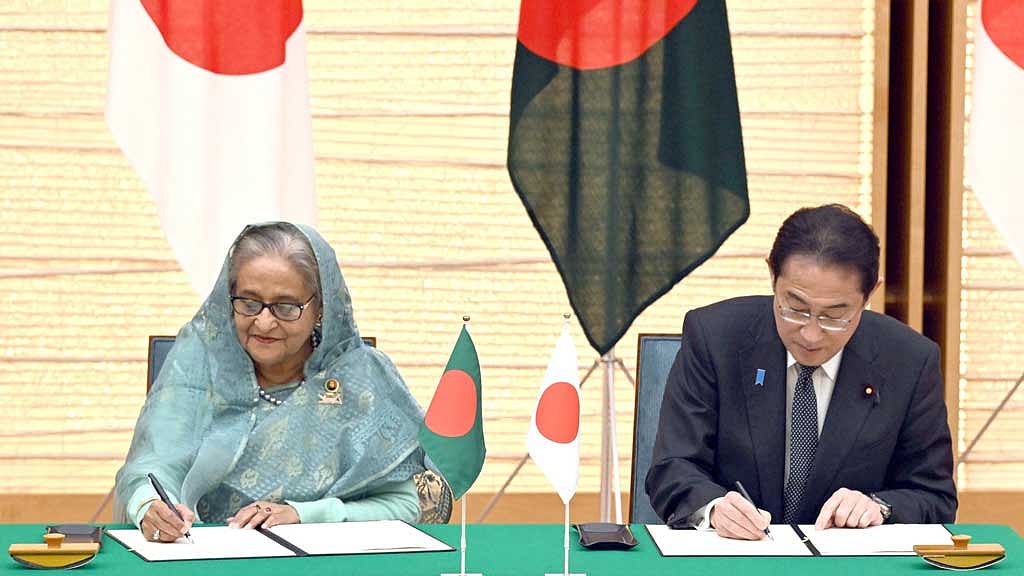 প্রতিরক্ষাসহ আট ক্ষেত্রে সহযোগিতার সমঝোতা-চুক্তি জাপান ও বাংলাদেশের