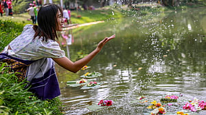 নগরে ফুলে ফুলে বৈসাবি