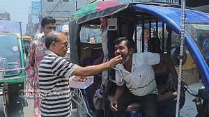 রাষ্ট্রপতির দায়িত্ব গ্রহণ, সাহাবুদ্দিনের পাবনায় উৎসবের আমেজ