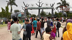 ঈদে বঙ্গবন্ধু সাফারি পার্কে উপচে পড়া ভিড়