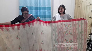 কলাগাছের বাকলের সুতায় তৈরি প্রথম শাড়ি ‘কলাবতী’