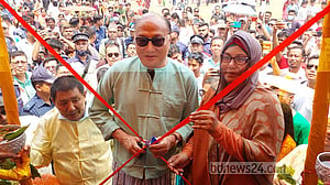 রাঙামাটিতে সাংগ্রাই জলোৎসবে শেষ হলো বৈসাবি
