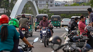 ফাঁকা ঢাকায় বেপরোয়া বাইকাররা