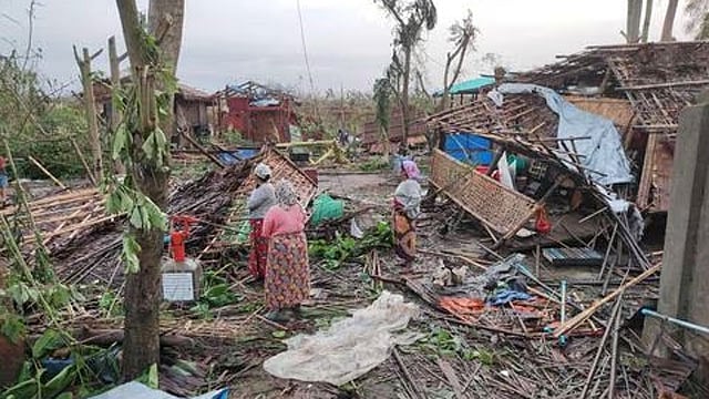 ঘূর্ণিঝড় মোখায় মিয়ানমারে মৃত্যু বেড়ে ৮১