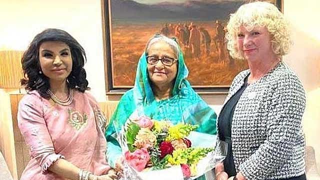 ওয়াশিংটন থেকে লন্ডনে প্রধানমন্ত্রী