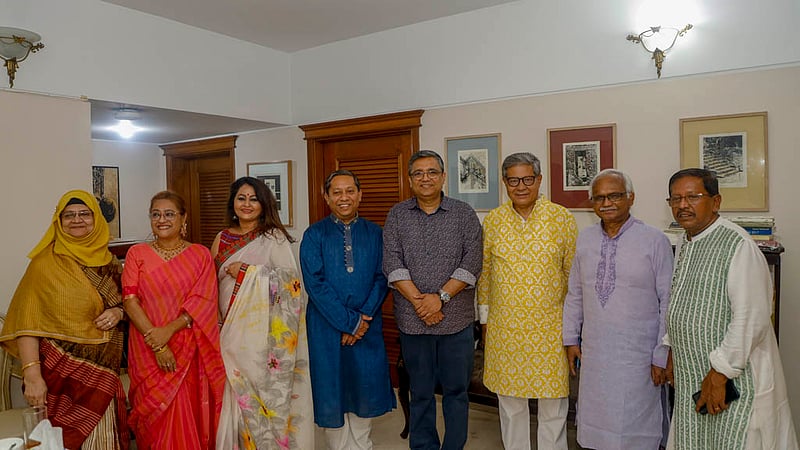 বিডিনিউজ টোয়েন্টিফোর ডটকমের বর্ষবরণের মিলনমেলায় অতিথিরা।