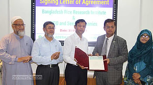 প্রযুক্তি সহায়তায় ব্রি ও তিন বীজ কোম্পানির চুক্তি