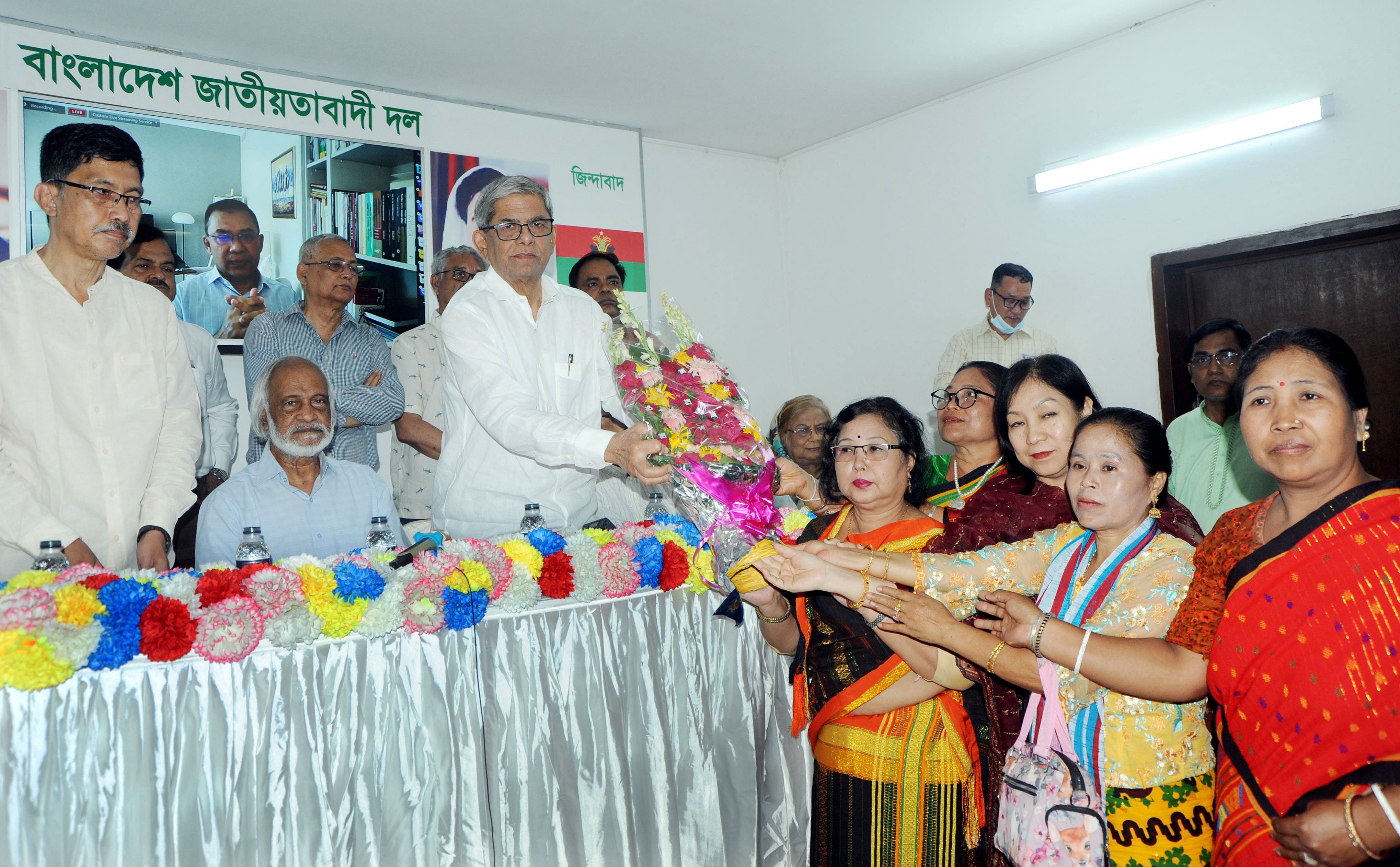 বৌদ্ধ পূর্ণিমা উপলক্ষে বিএনপির শুভেচ্ছা বিনিময়